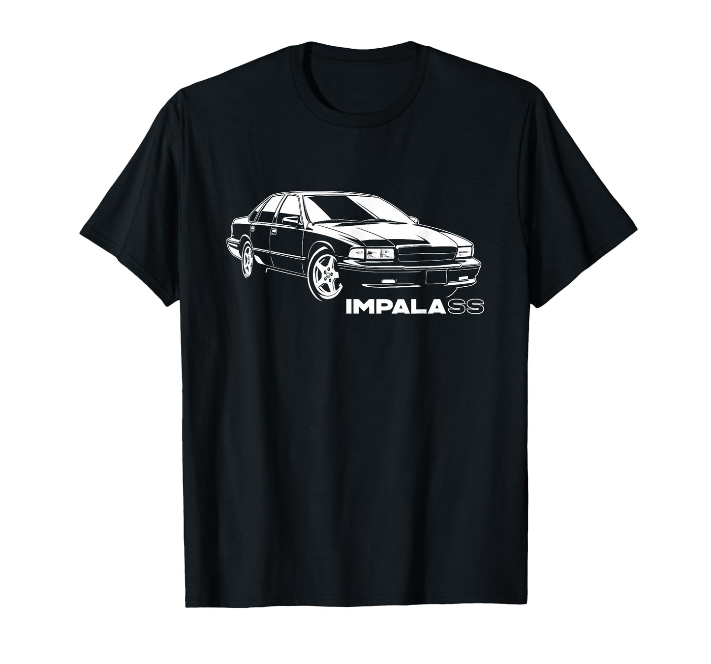 Impala SS Silhouette B Body Impala SS Car 94-96 Coupe OBS T-Shirt