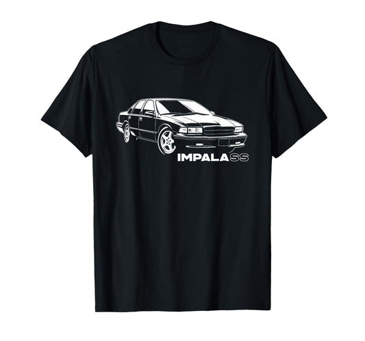 Impala SS Silhouette B Body Impala SS Car 94-96 Coupe OBS T-Shirt