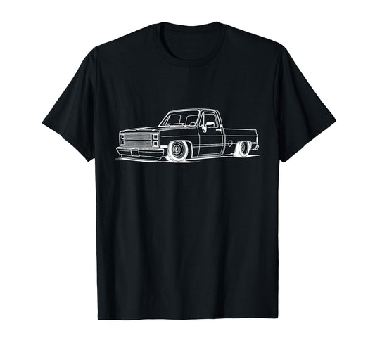 1987 Squarebody C10 Truck Silhouette Square Body Truck C10 T-Shirt
