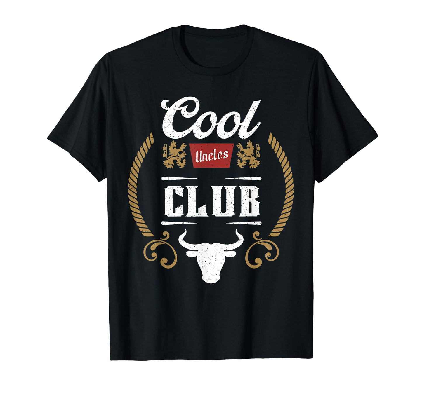 Mens Retro Cool Uncles Club Vintage Uncle Fathers Day T-Shirt