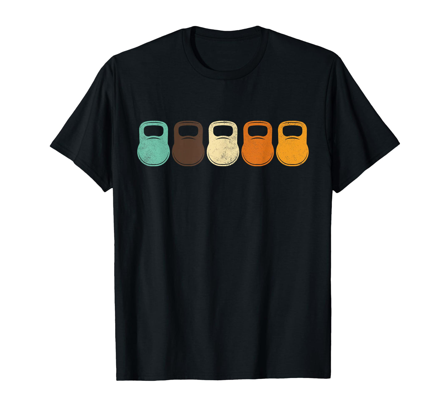 Retro Kettlebell Street Workout Weightlifting Weighttraining T-Shirt
