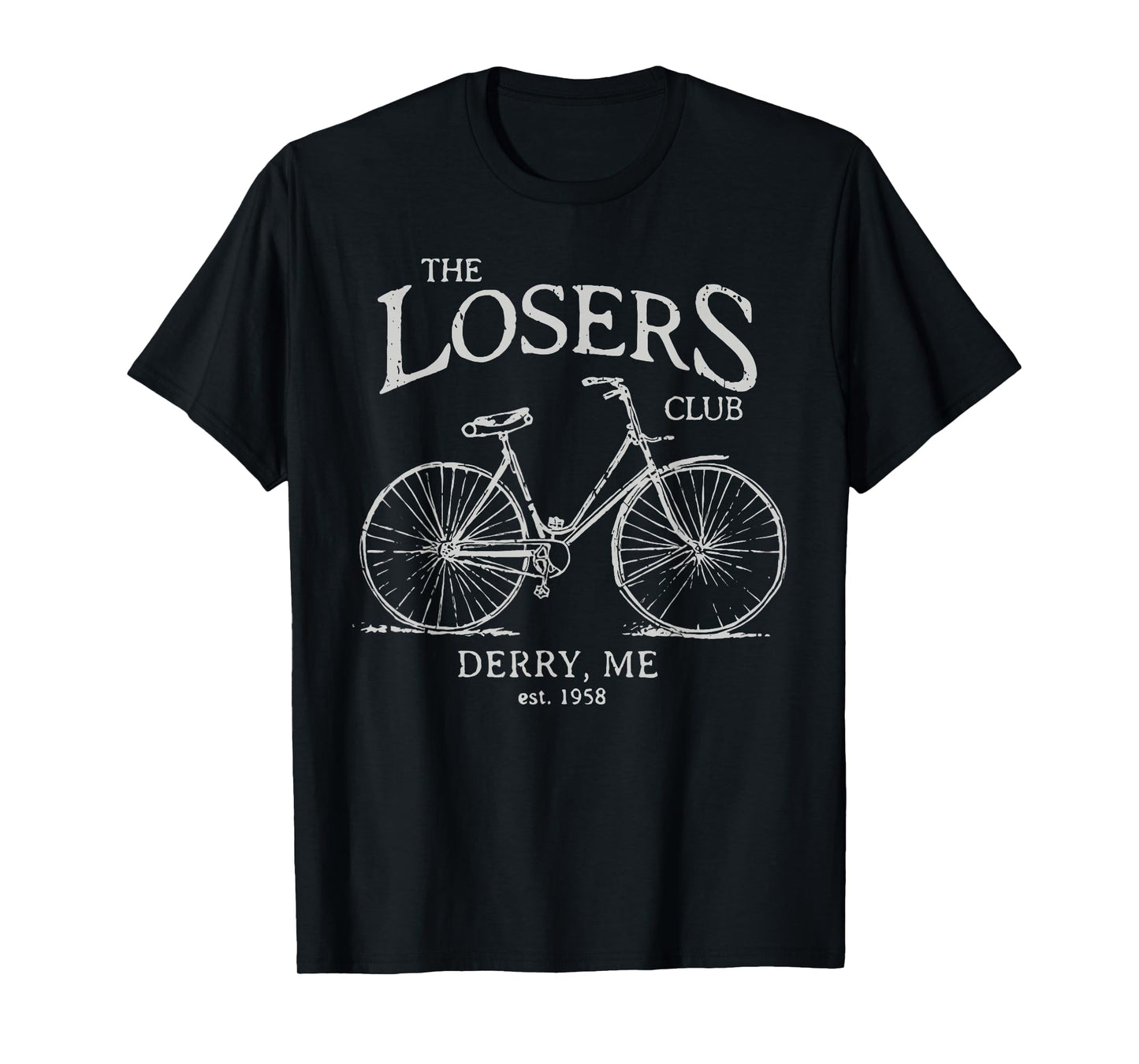 The Losers Club Horror Scary Movies Vintage Bike Halloween T-Shirt
