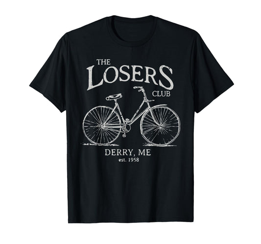 The Losers Club Horror Scary Movies Vintage Bike Halloween T-Shirt