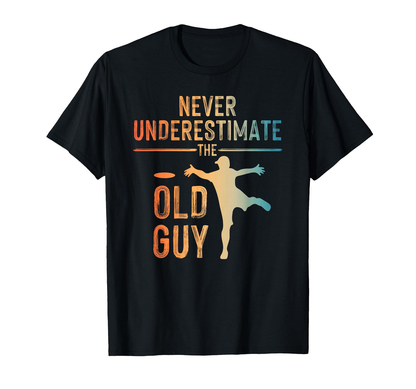 Disc Golf Art For Men Grandpa Disc Golfer Disc Golf Player T-Shirt