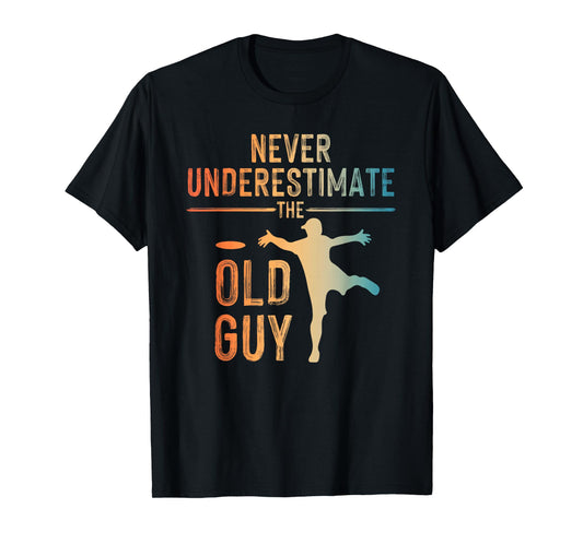 Disc Golf Art For Men Grandpa Disc Golfer Disc Golf Player T-Shirt