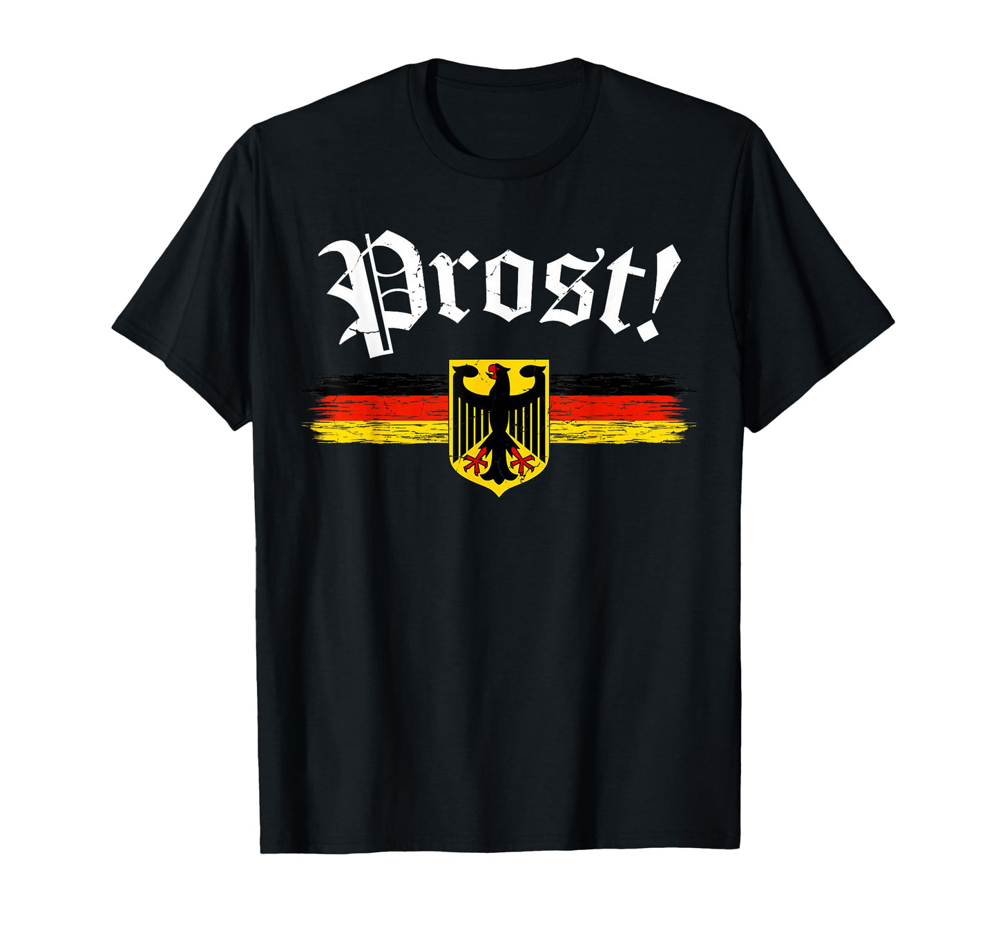 Oktoberfest Shirt For Men Women German Flag Prost Vintage T-Shirt