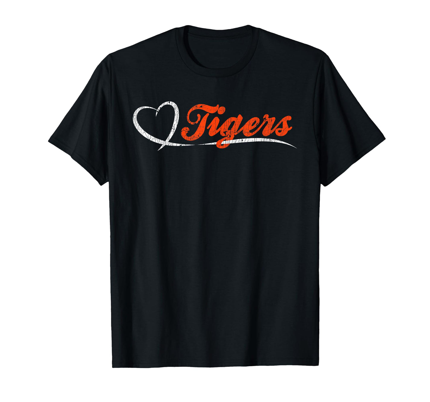 Tigers Graphic Retro Vintage Style Classic School Sports T-Shirt