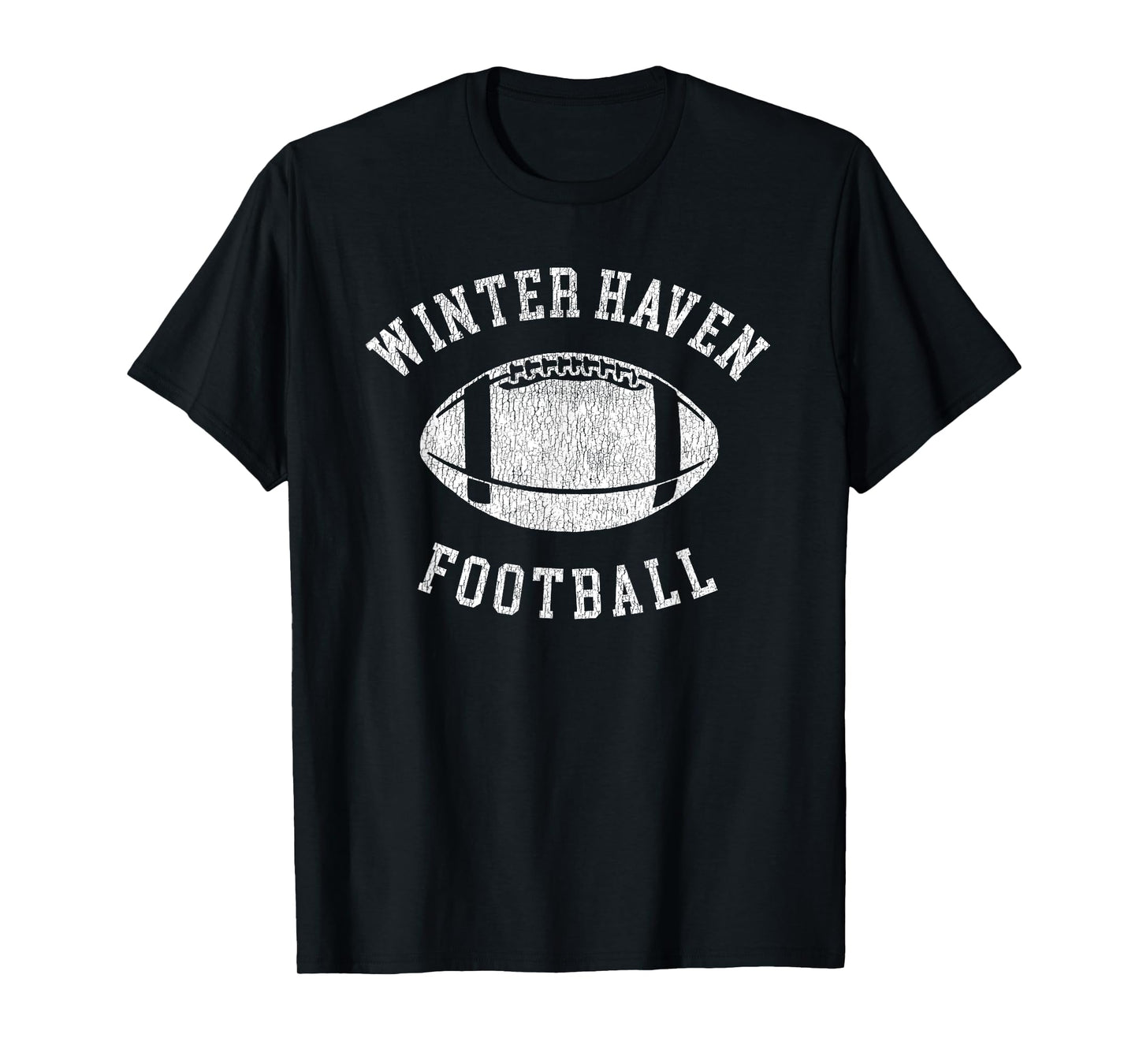 Winter Haven Football Distressed Vintage 80's Throwback T-Shirt