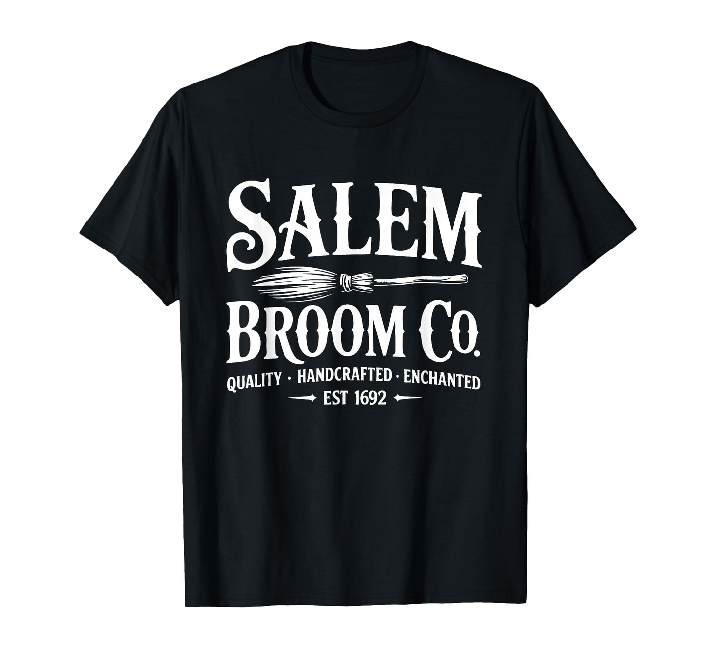 Salem Broom Company 1692 Massachusetts Halloween T-Shirt