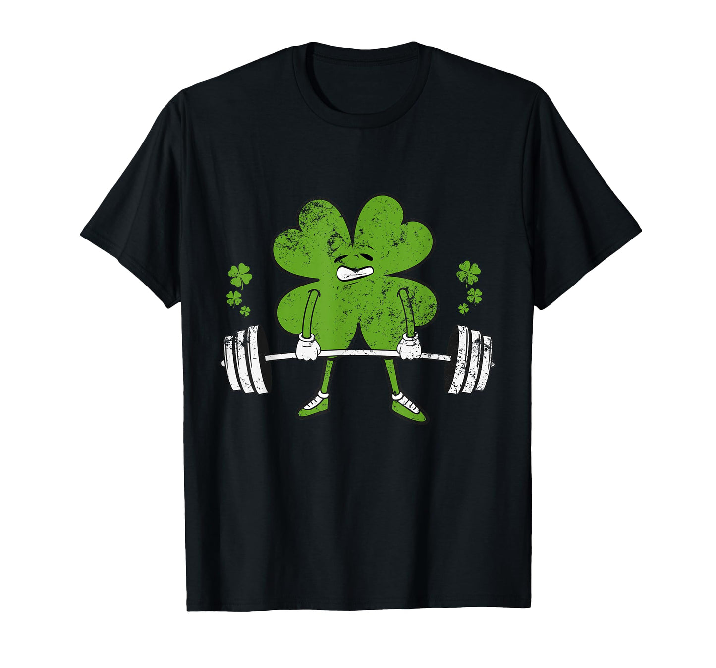 Lifting Shamrock St Patricks Day Fitness Gym Workout women T-Shirt
