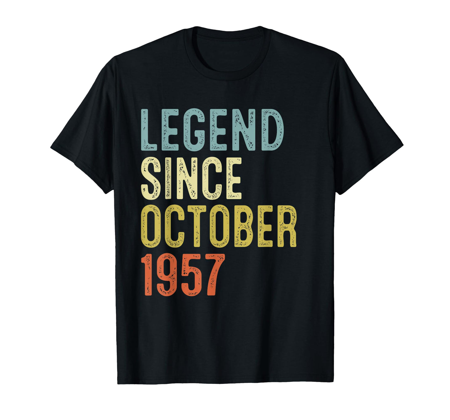 Legend Since October 1957 68th Birthday Gifts 68 Year Old T-Shirt