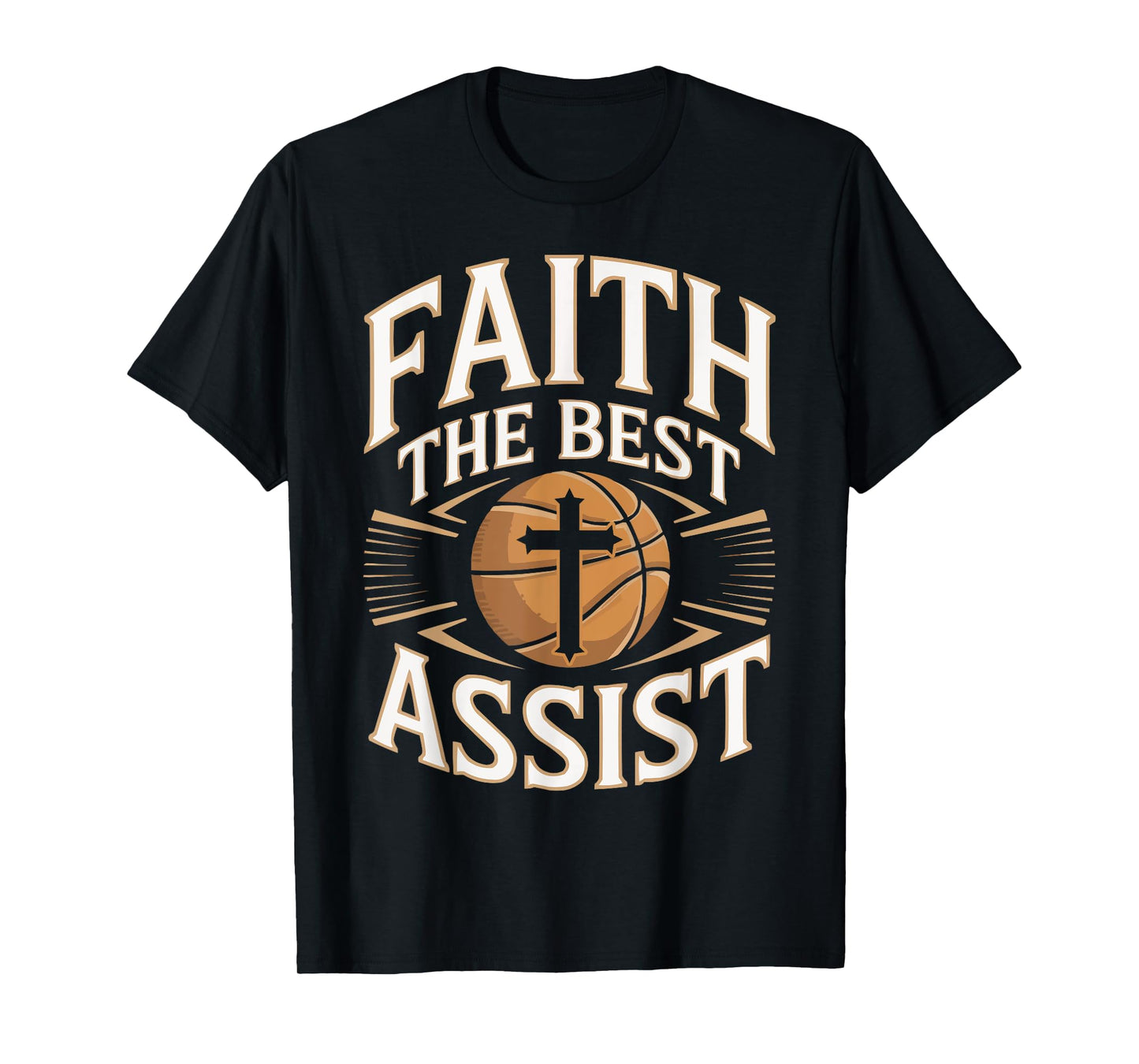 Christian Basketball Lover Religious Baller Jesus Christ T-Shirt