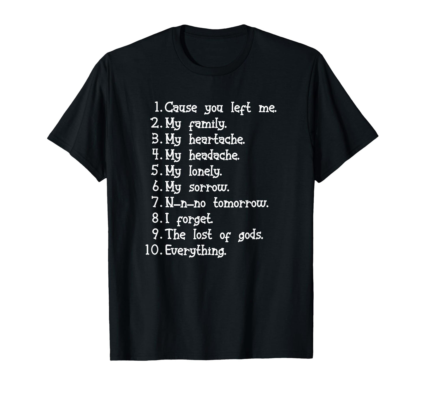 I Forget What Eight Was For Funny Saying Music T-Shirt