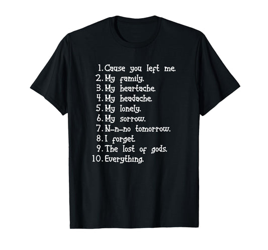 I Forget What Eight Was For Funny Saying Music T-Shirt