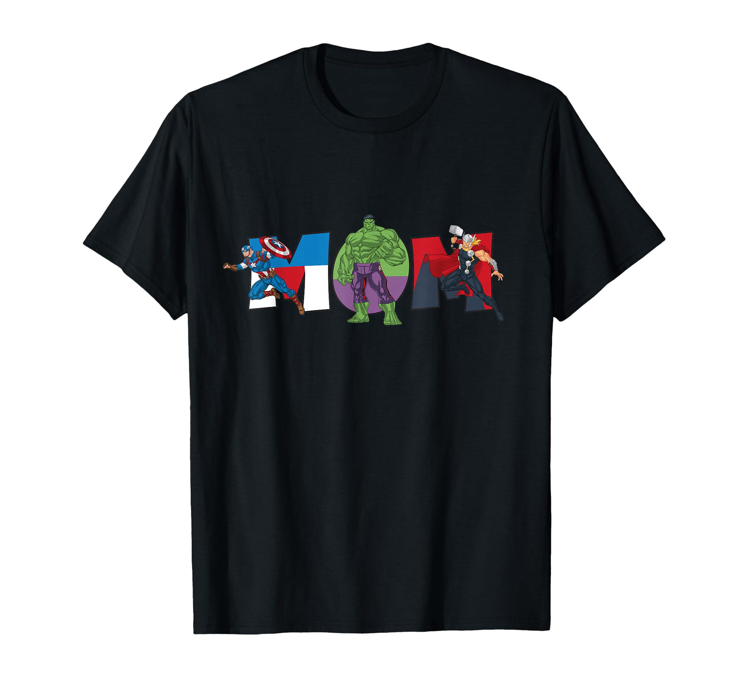Marvel Avengers Team Mom Mother’s Day Family Trip Birthday T-Shirt
