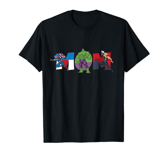 Marvel Avengers Team Mom Mother’s Day Family Trip Birthday T-Shirt