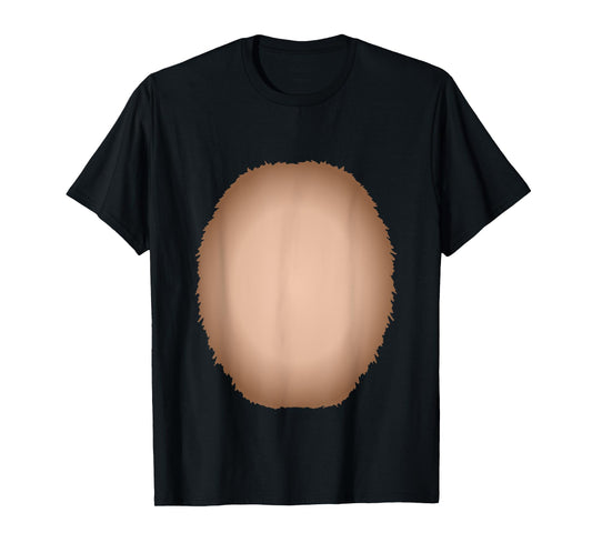 Funny lazy DIY bear belly costume for halloween party T-Shirt