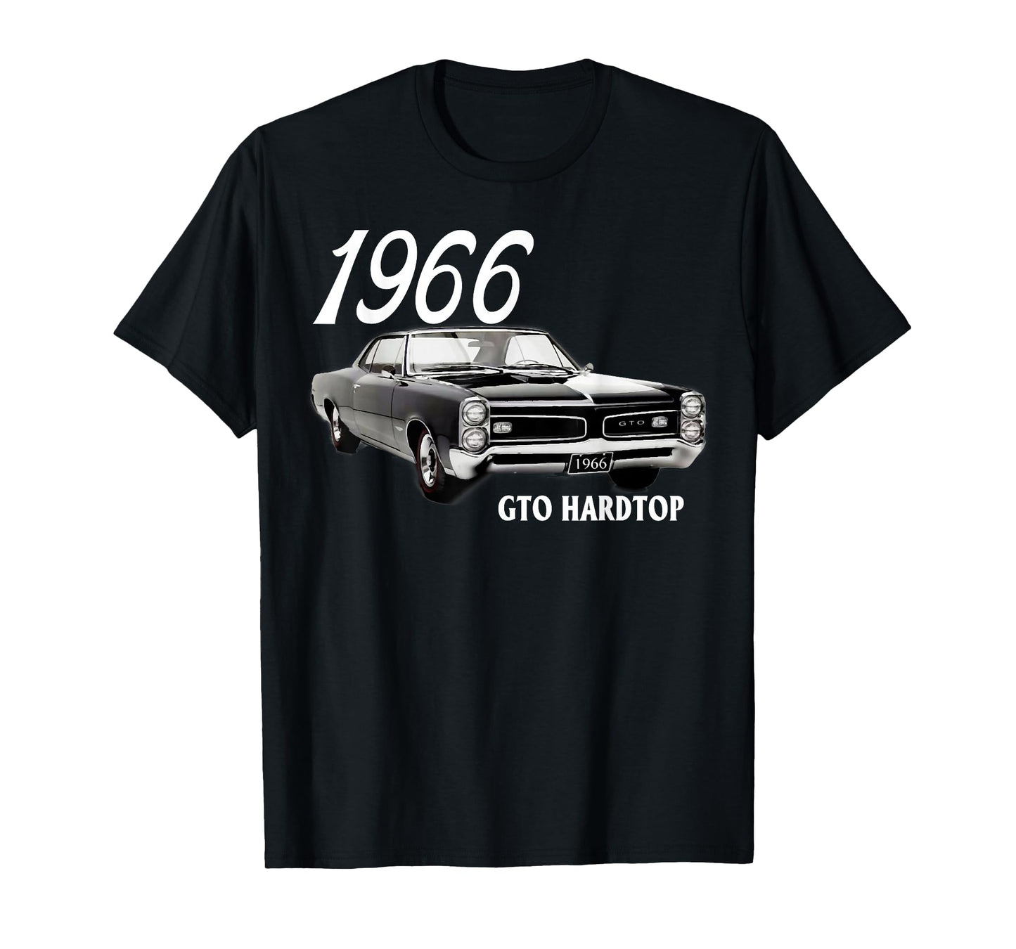 1966 66 GTO Classic Car Old School Muscle Yellow Car T-Shirt