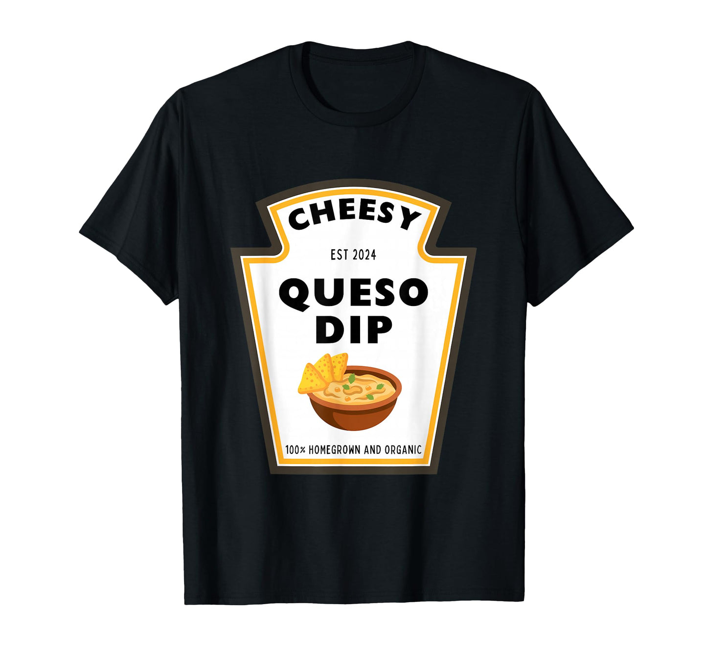 Delicious Cheesy Queso Dip Condiment Costume Party Matching T-Shirt