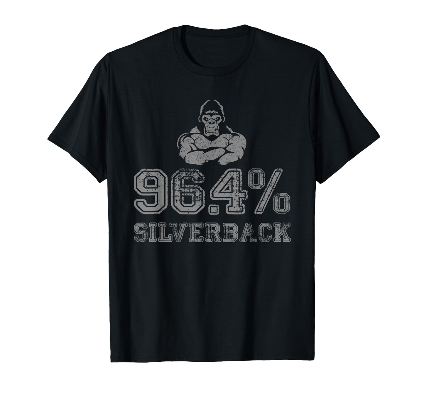 96.4% Silverback Gorilla Gym Apperal and gear, Gym wear, T-Shirt