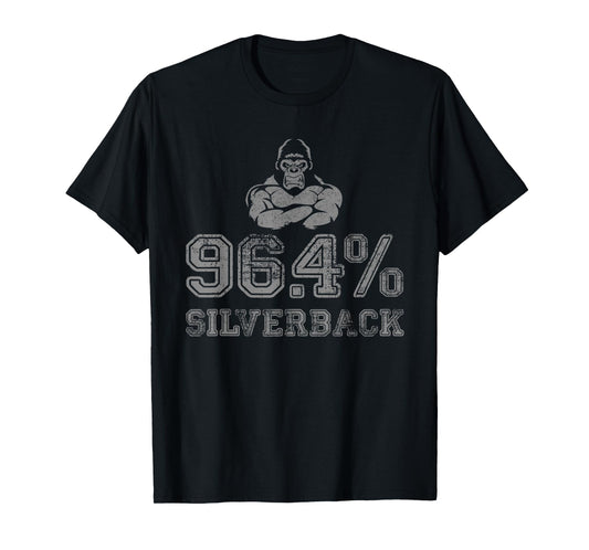 96.4% Silverback Gorilla Gym Apperal and gear, Gym wear, T-Shirt