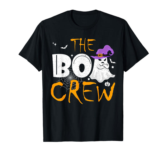 Halloween Ghost The Boo Crew Matching family Women Kids Men T-Shirt