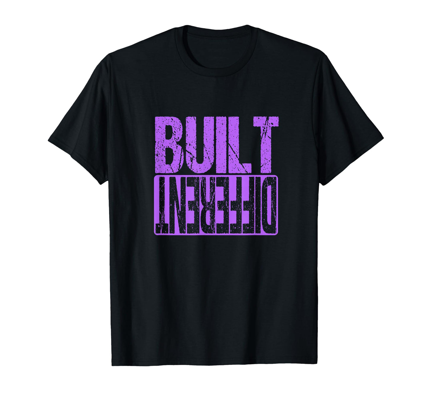 Purple Built Different Purple Color Graphic Purple T-Shirt