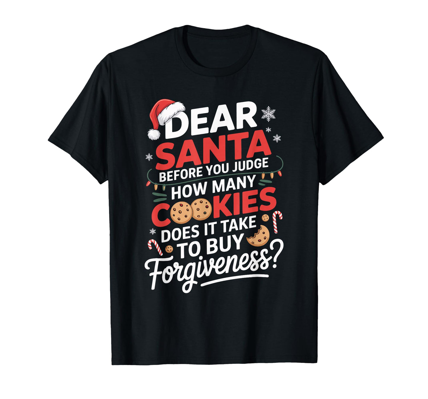 Christmas Humor Funny Xmas Pajama for Men Women Kids T-Shirt