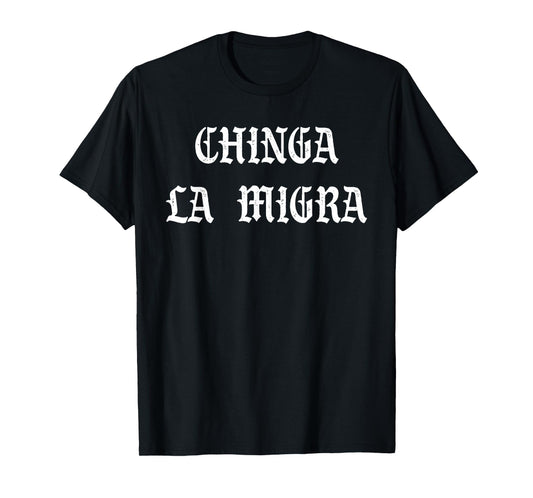 Funny Subtle Chinga La Migra Anti Ice Vintage Abolish Ice T-Shirt