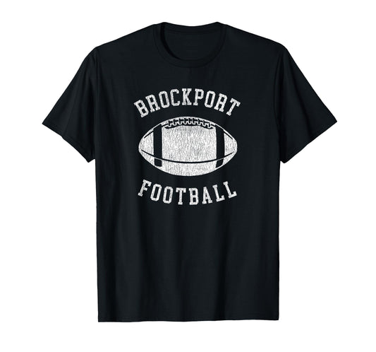 Brockport Football Distressed Vintage 80's Throwback Classic T-Shirt