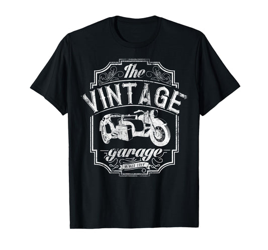 Vintage Motorcycle Sidecar Bike Rider Tshirt Men Women Shirt