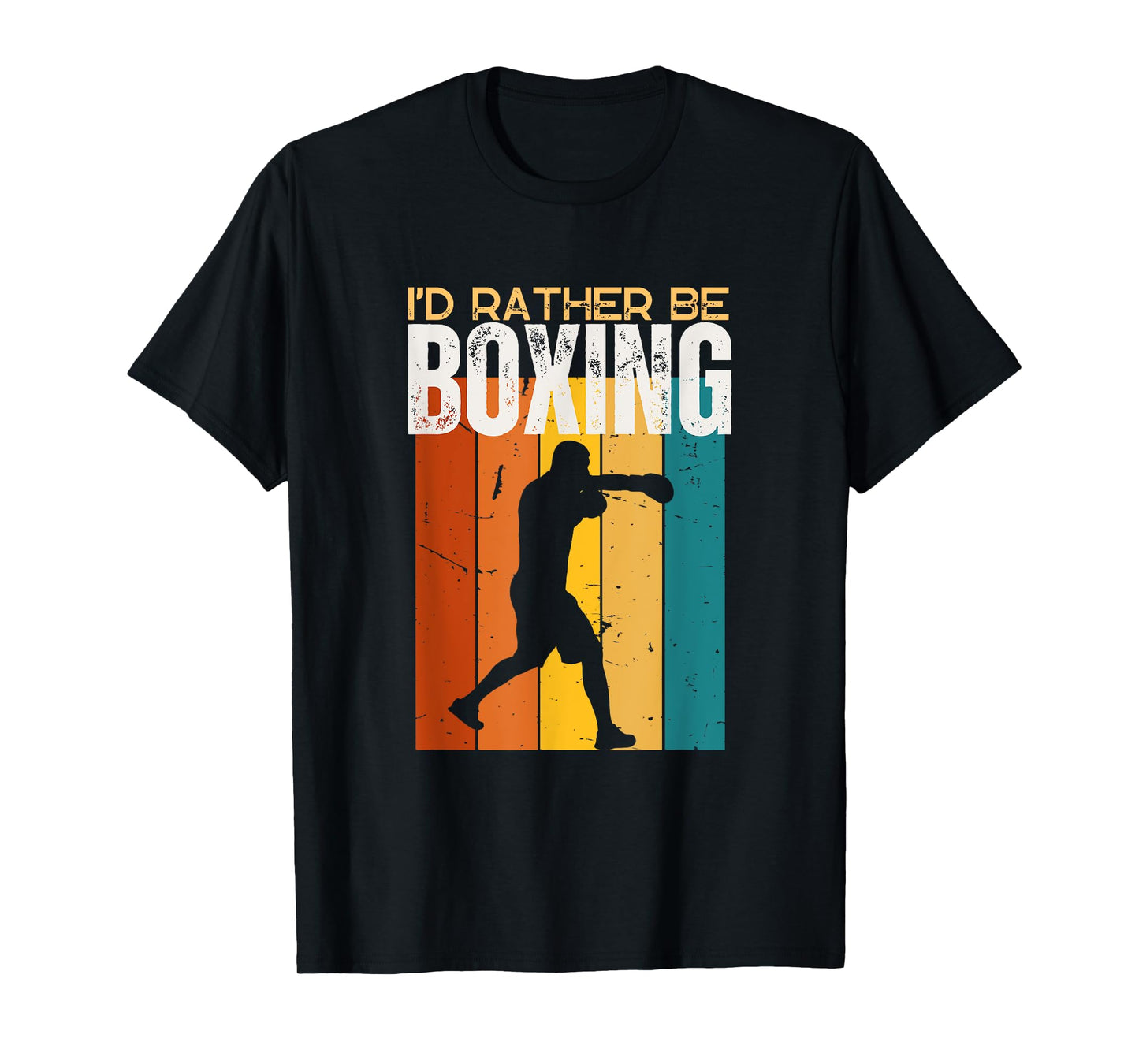 I'd Rather Be Boxing Funny Boxer T-Shirt