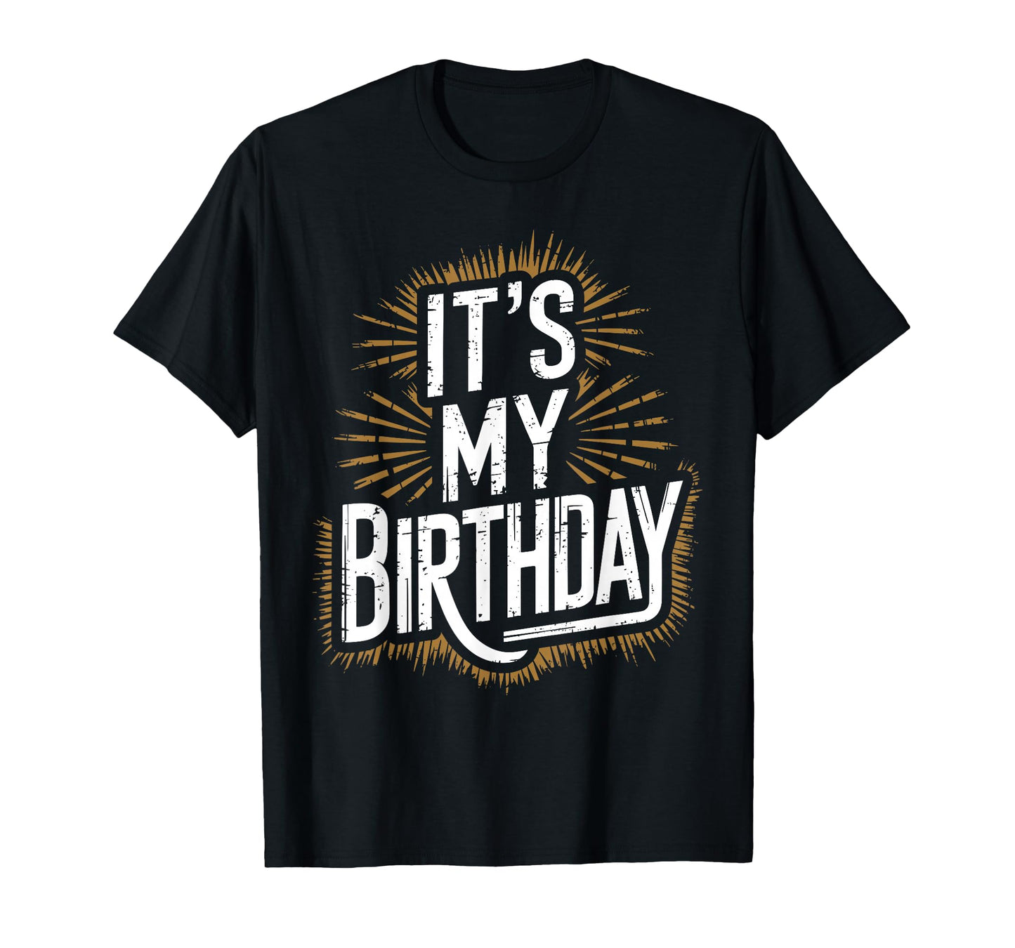 Vintage It's My Birthday Distressed Men Women Kids B-day T-Shirt