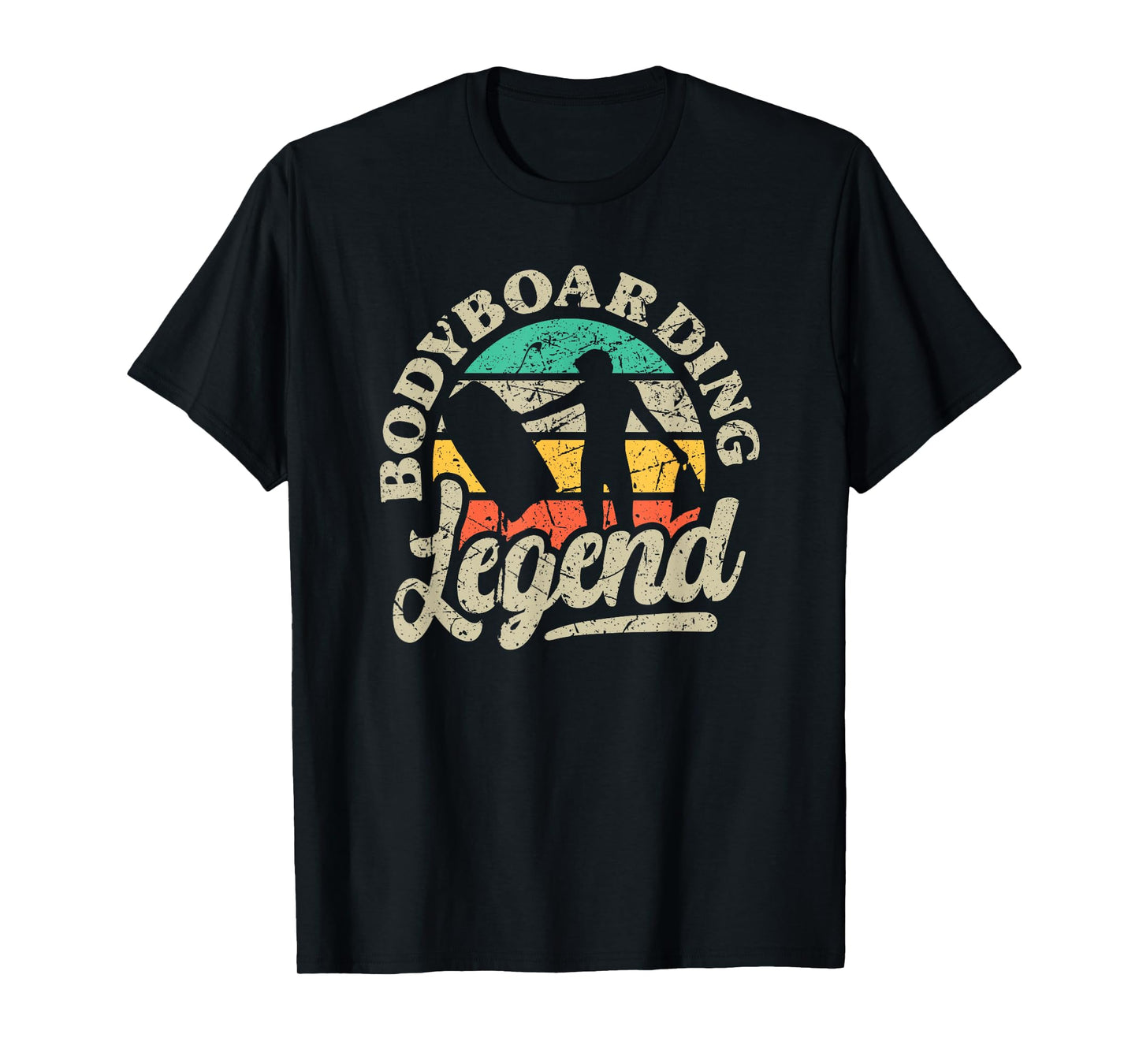 Bodyboarding Legend Retro Bodyboarder Vintage Bodyboard T-Shirt