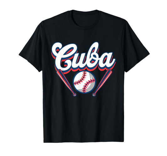 Cuba Baseball Player Cuban Baseball Fans T-Shirt