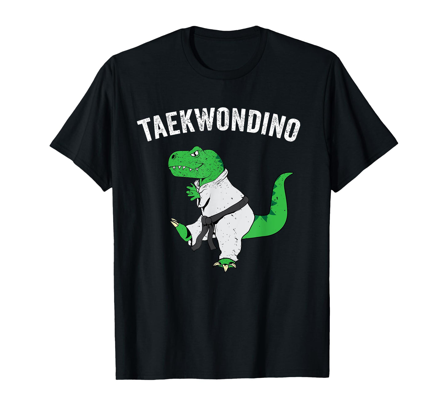 Funny Taekwondo T Rex Dinosaur Cute Martial Arts Boys Gift T-Shirt
