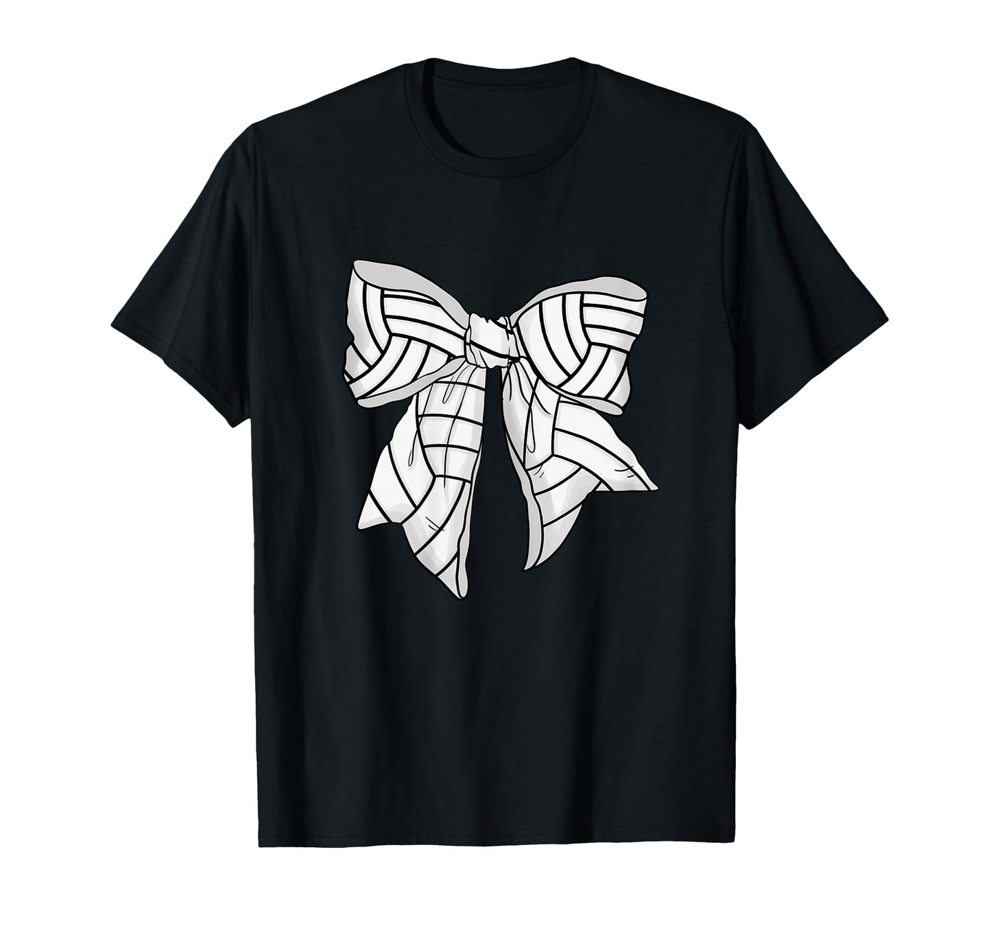 Coquette Volleyball Bow for Teen Girls Sports Mom Women T-Shirt