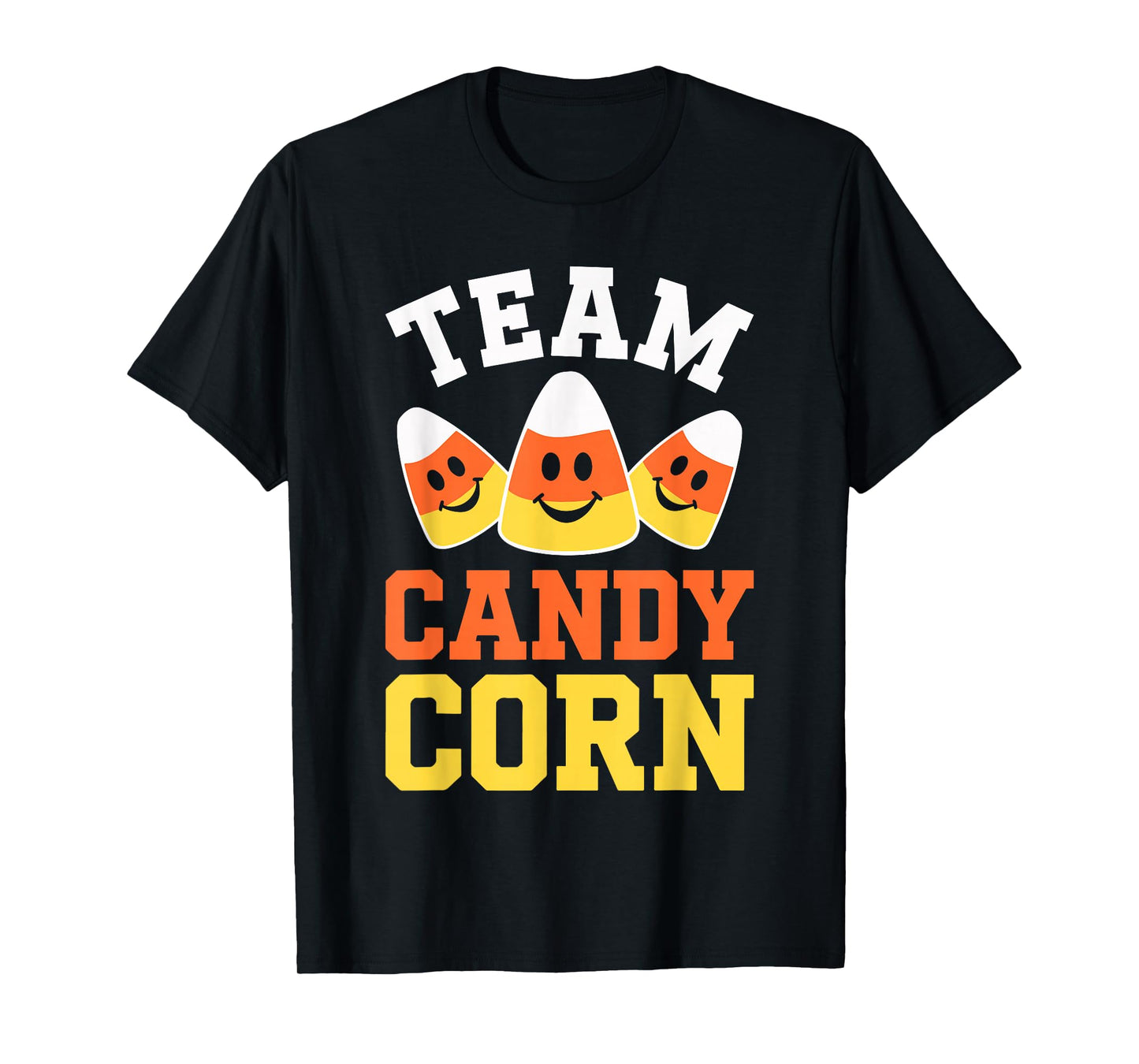 Team Candy Corn Shirt Adult Kids Men Women Halloween Costume T-Shirt