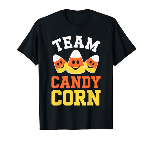 Team Candy Corn Shirt Adult Kids Men Women Halloween Costume T-Shirt