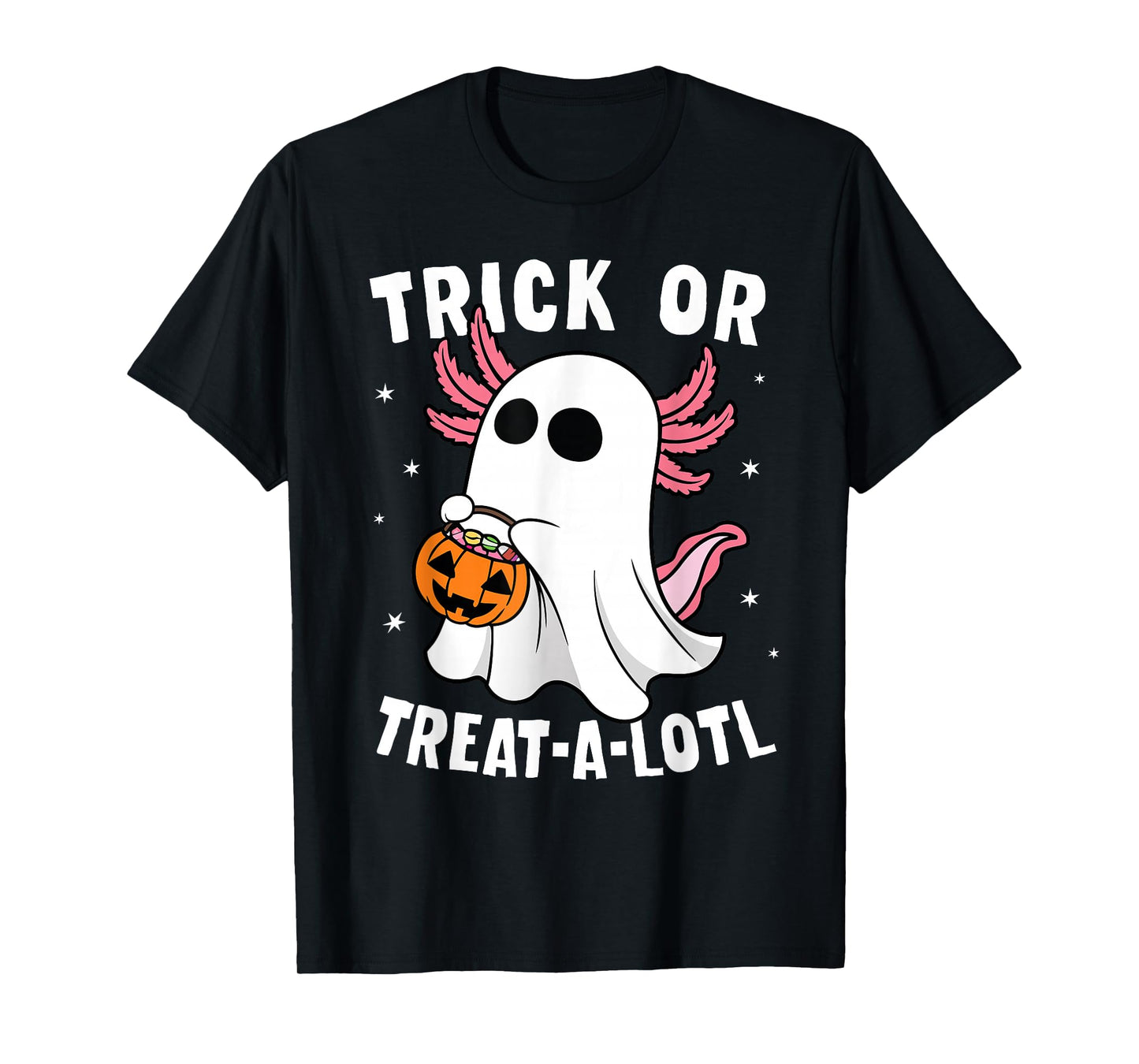 Trick or Treat A Lotl Axolotl Halloween Costume Toddler Kids T-Shirt
