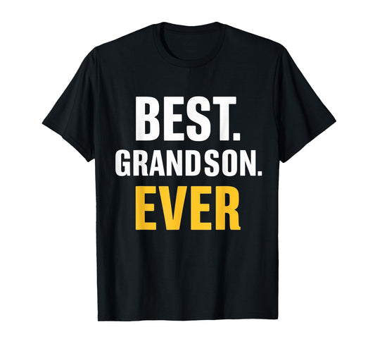 Best Grandson Ever Vintage Funny Father's Day T-Shirt