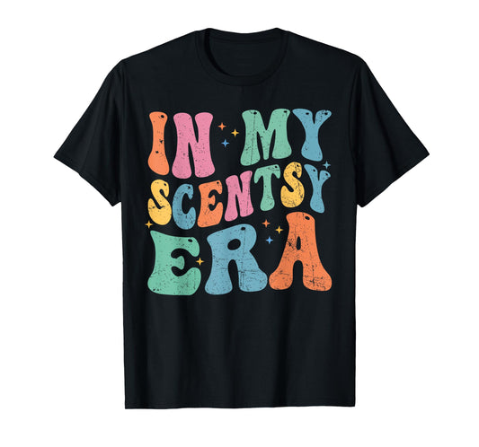 In My Scentsy Era Scentsy Funny Retro Groovy T-Shirt