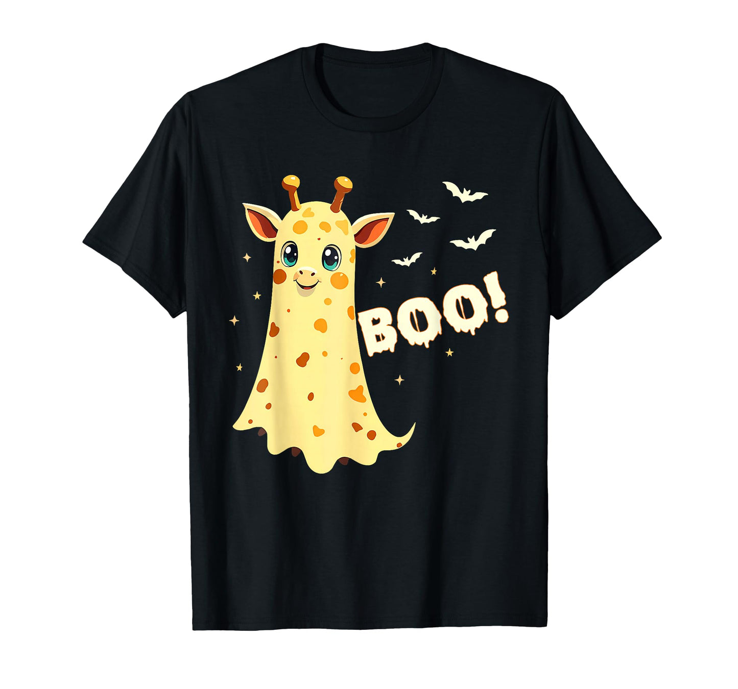 Giraffe Boo Halloween Costume Men Women Kids Funny T-Shirt