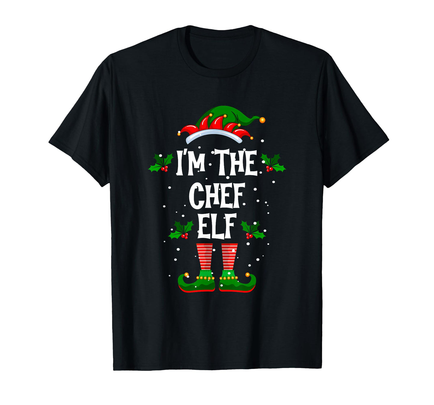 I’m The Chef Elf Christmas Xmas Pajama PJ Men Women T-Shirt