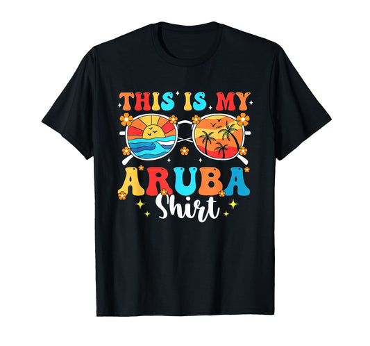 Matching Summer Family Vacation Beach Trip Aruba T-Shirt