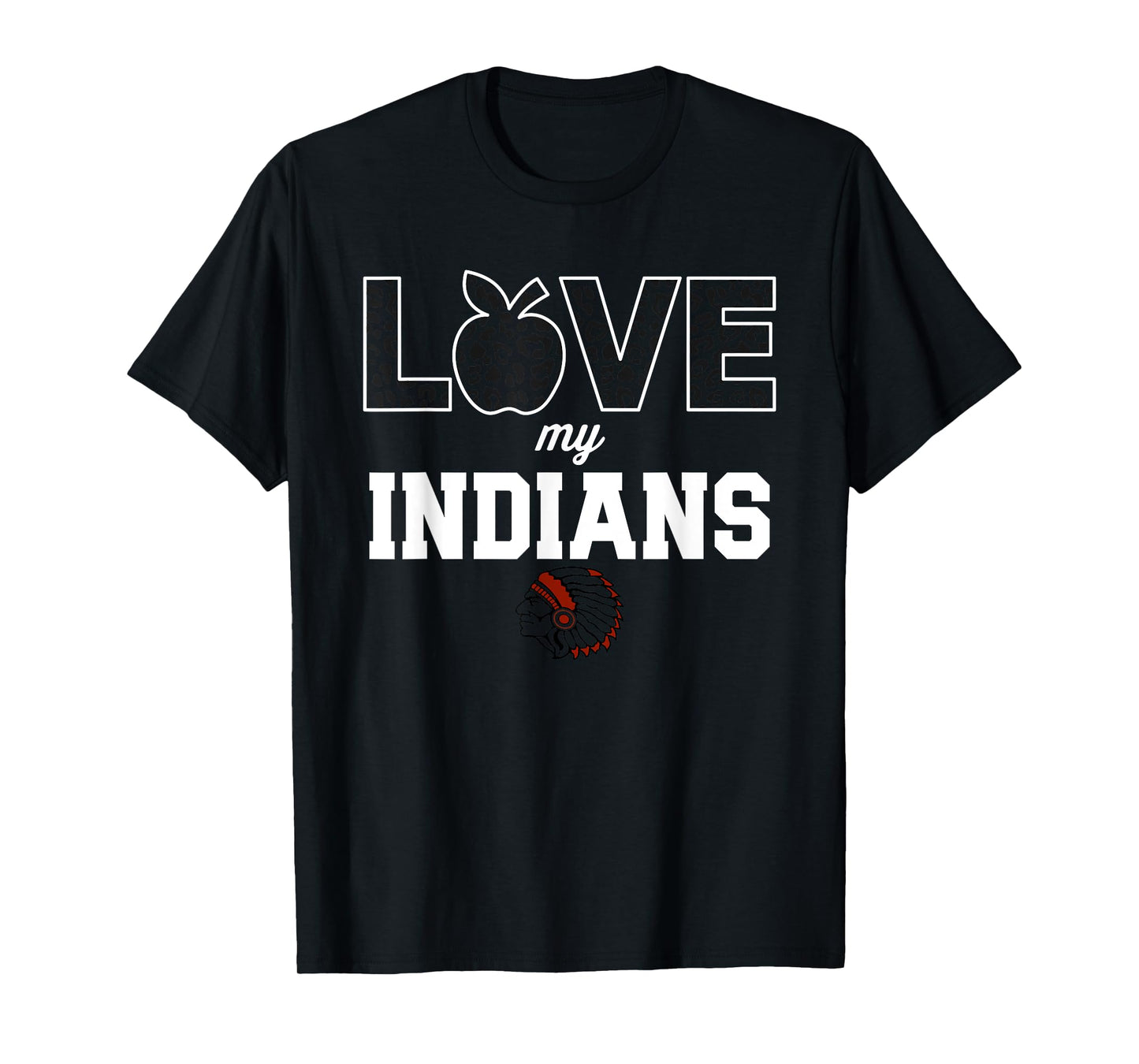 East Limestone Indians Logo Love My Team HS T-Shirt