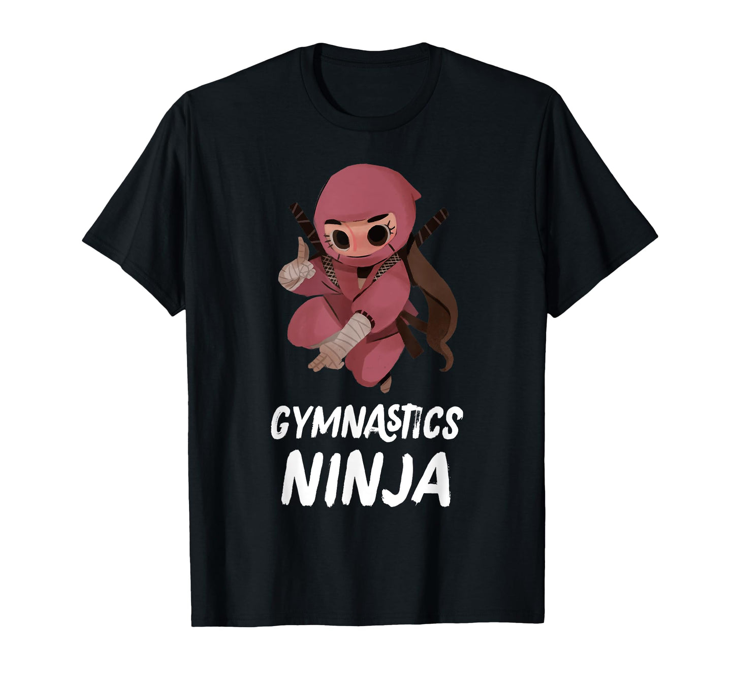 Girls Gymnastics Ninja Funny Sports T-Shirt