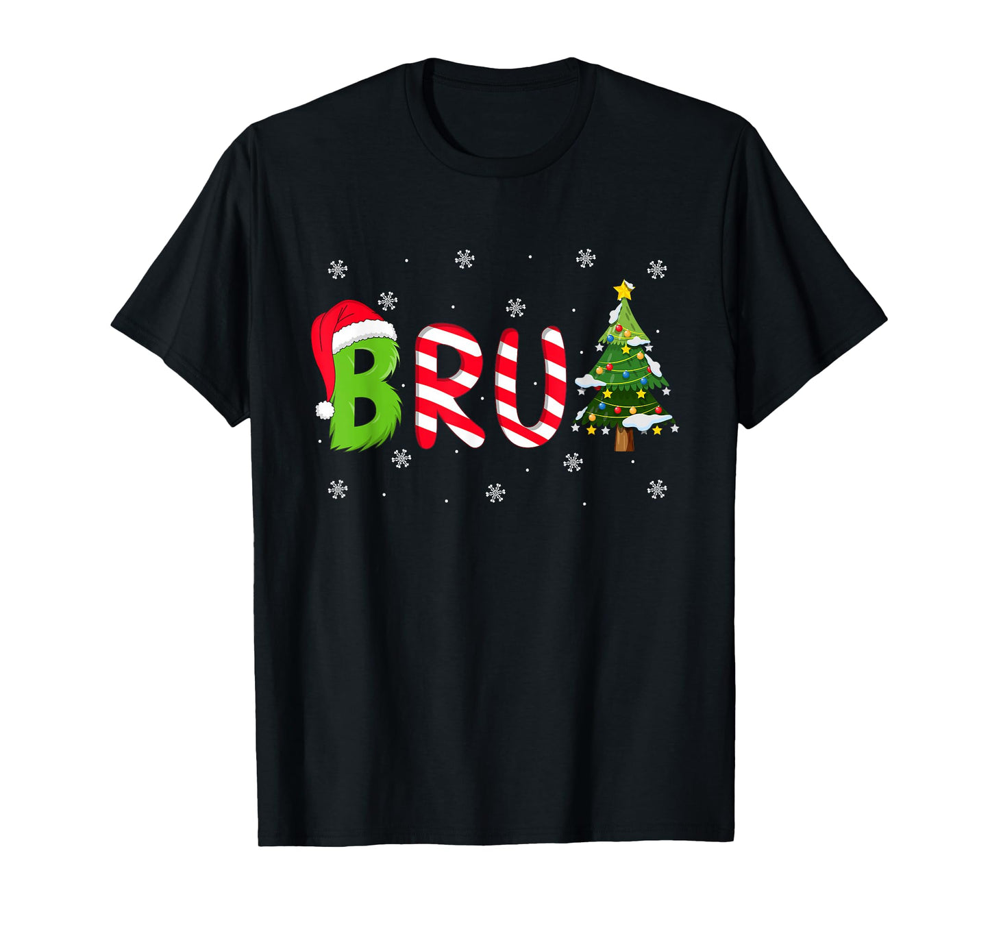 Bruh Christmas Saying Bro Funny Men Boys Bruh Meme Xmas T-Shirt