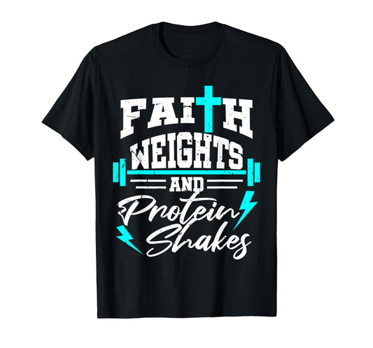 Christian Workout Fitness Weightlifting Body Building Gift T-Shirt