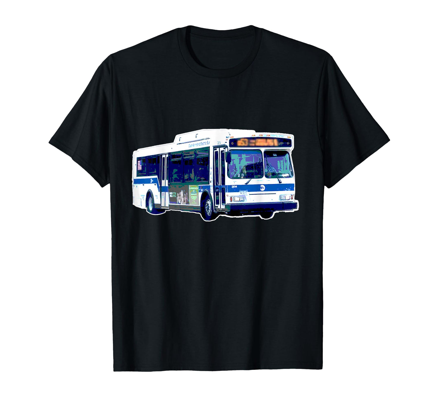 Empire State NY Co Funky Retro NYC MTA Bus Transit Driver New York City T-Shirt